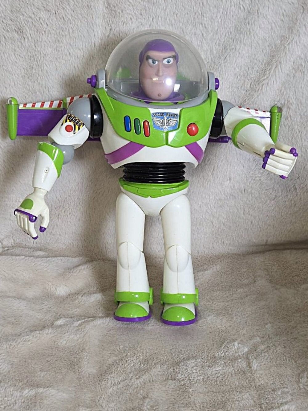 WORKS Disney Pixar Thinkway 2010 Toy Story 3 Talking Buzz Lightyear 12” READ #F